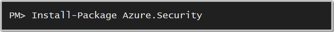 Azure.Security Nuget Command