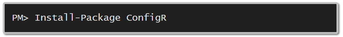 ConfigR Nuget