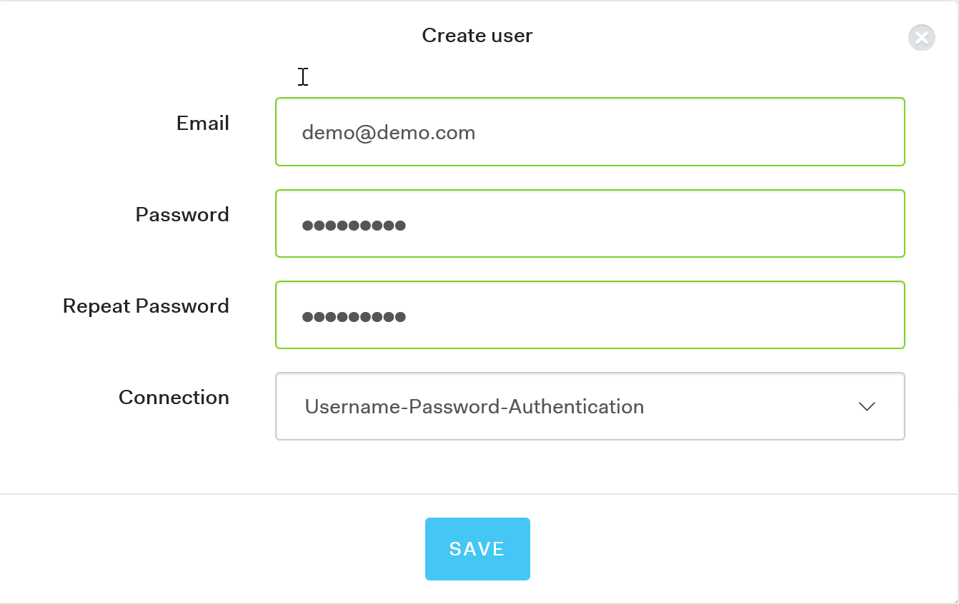 Create User Account